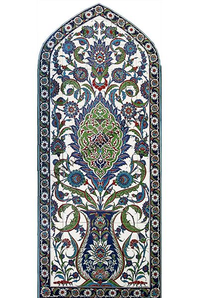 100x240 iznik Yesil Desenli El Dekoru 925 Cini Pano Kütahya ve iznik çinileri el yapımı çini karo klasik türk çini sanatı desenleri osmanlı motifleri türk hamamı çini pano banyo mutfak çiniler seramik dekorasyon hand made interior ceramic tiles decoration turkısh bath bathroom çini fiyatları satıcıları fabrikalar