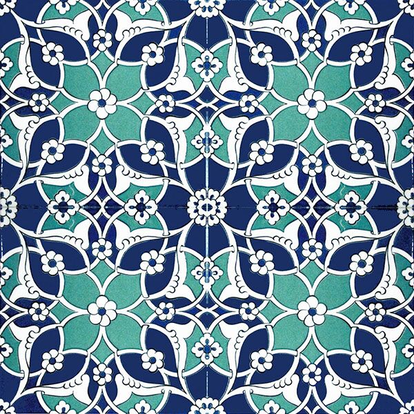 Selcuklu Desenli Cini Karo Ottoman Turkish ceramic tile decoration