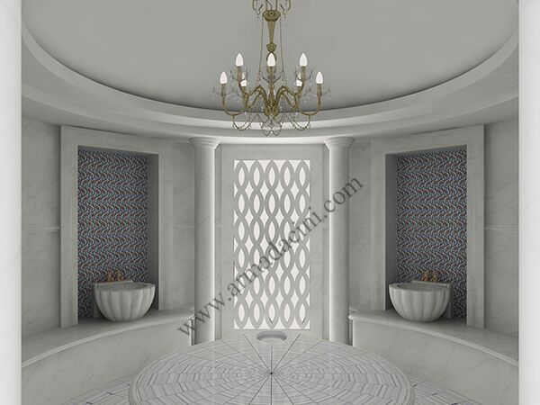 20x20 Cm Ac 20 Lale Desenli Çini Karo - Görsel 4