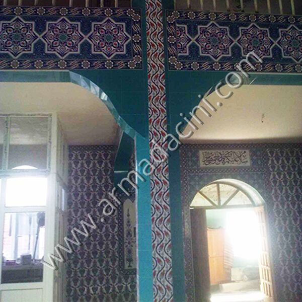 Kolon Kiriş Çini Seramik Desen Kaplamaları