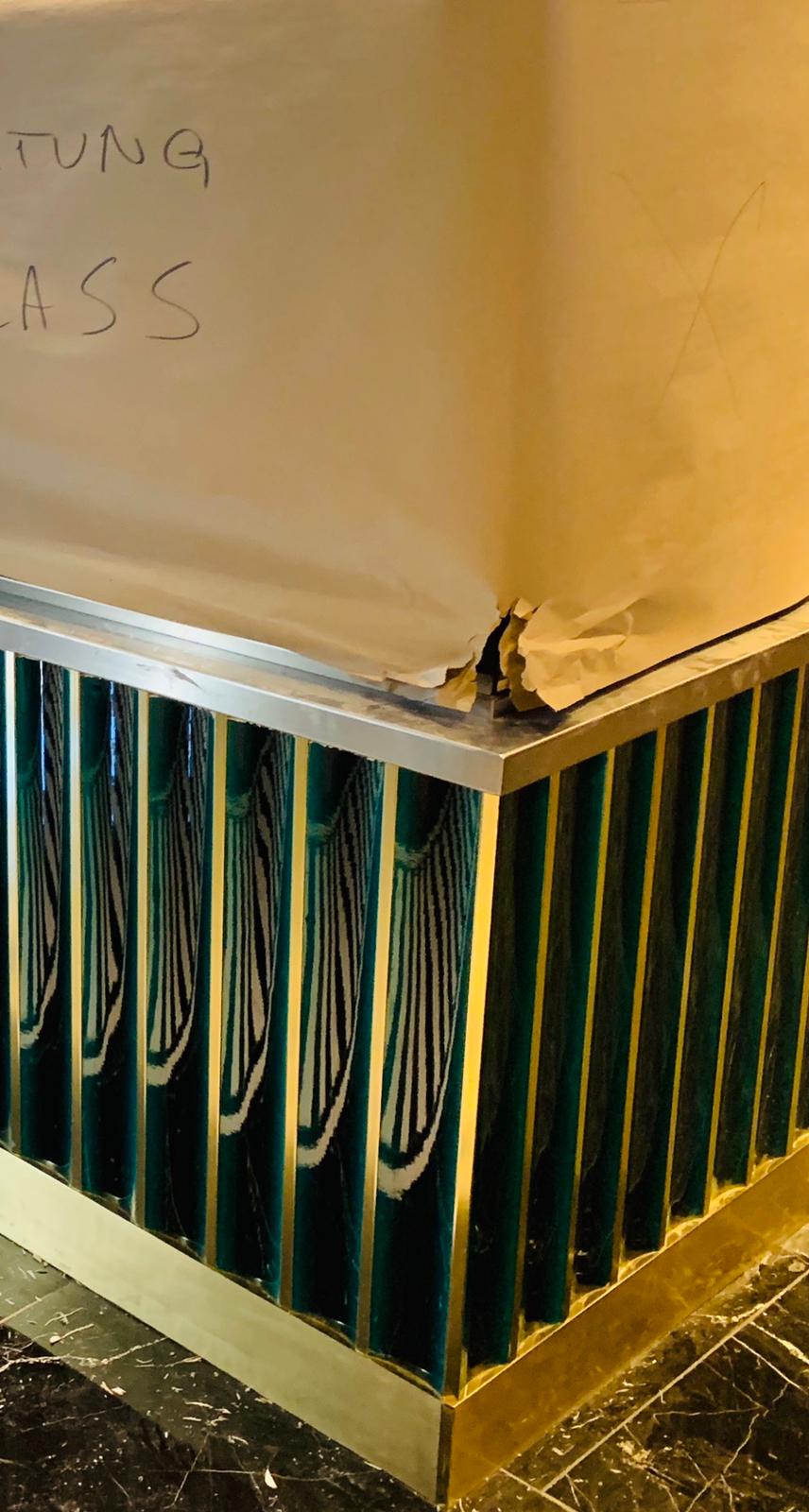 10X100 Bar Önü Oluklu Çini Seramik