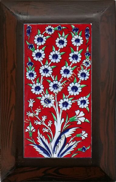 10x20 Kütahya Ceramic Red Tree of Life Hand Decor 117 Ceramic Panel iznik ceramics handmade ceramic tile Turkish ceramic art patterns ottoman motifs turkish bath ceramic panel bathroom kitchen ceramics ceramic hotel home mosque metro decoration mosque masjid hand made interior ceramic tiles decoration turkısh bath bathroom prices