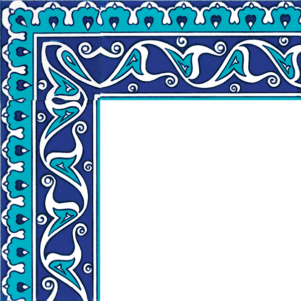 Rumi Çini Desenli Bordür