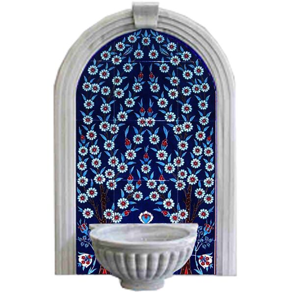 60x105 Bahardalı handmade turkish bath panels - Armada Çini 60x105 Bahardalı handmade turkish bath panels - Armada Çini