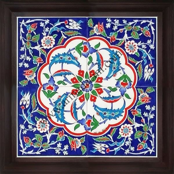 40x40 Kutahya Donence Çini Desenli El Dekoru 404 Cini Pano Kütahya ve iznik çinileri el yapımı çini karo türk çini sanatı desenleri osmanlı motifleri türk hamamı çini pano banyo mutfak çiniler seramik otel ev cami metro dekorasyon mosque masjid hand made interior ceramic tiles decoration turkısh bath bathroom fiyatları