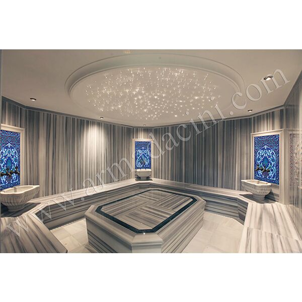 60x100 626 Gobekli Desen Türk Hamamı Çini Panosu