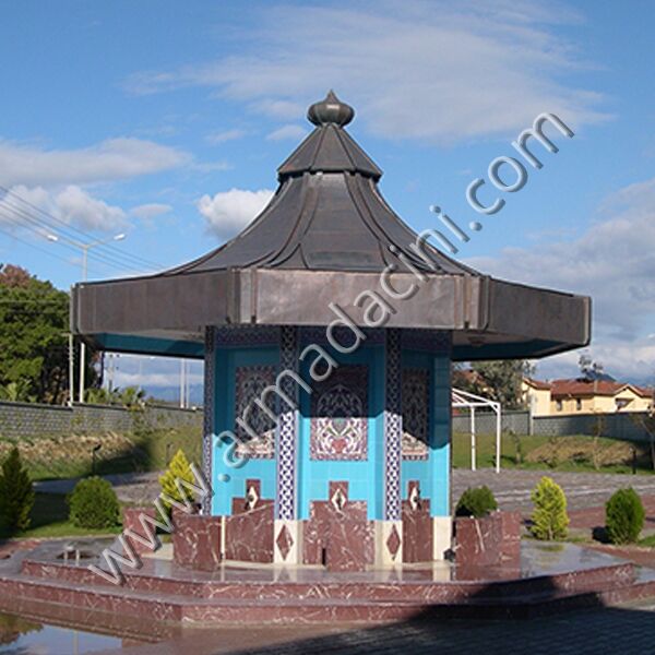 El Dekoru Turkuaz Cinili Çeşme Model 2