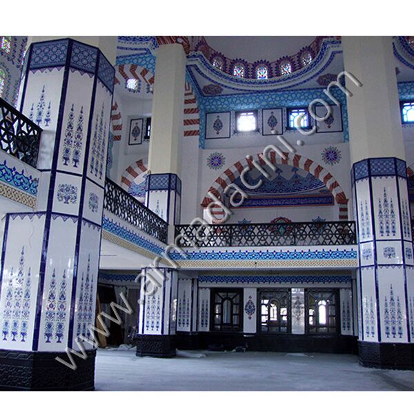 Desenli Cami Kolon çinisi