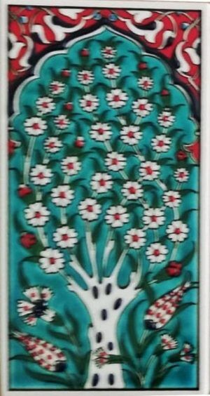 Carreaux De Céramique Décoratifs 10,2x10,2cm – Lot De 6, Motifs Multicolores, Brillants